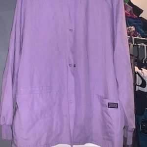 Lavender lab coat Cherokee